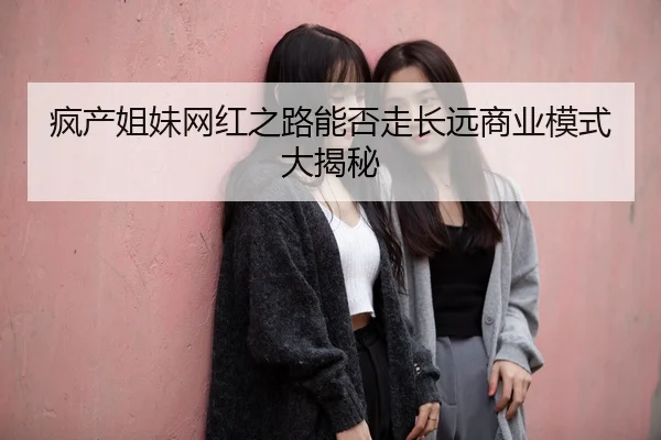 疯产姐妹网红之路能否走长远商业模式大揭秘